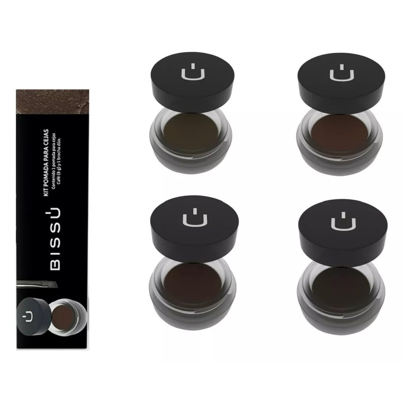 . Kit Pomada Para Cejas Bissu Cafe (Cafe Cenizo)