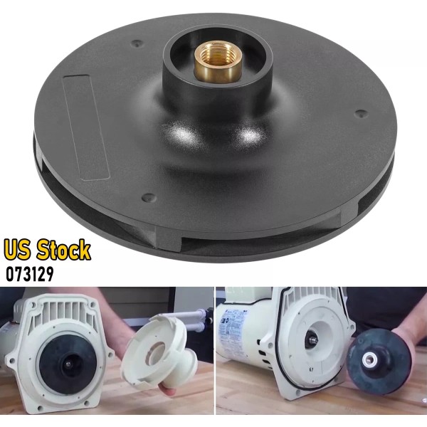 Unbranded For WhisperFlo 1.5 HP Pool Pump Impeller Replacement For