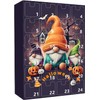 Calendario de Adviento de Halloween 2025, 24 gnomos, estilo A