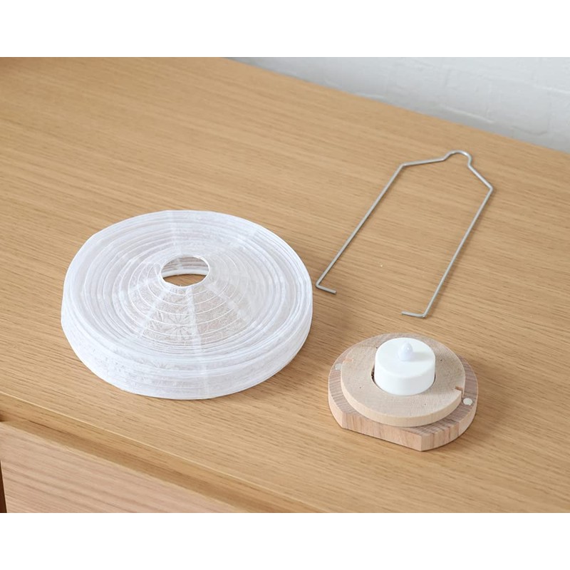 Bon Lantern, No.1185, White Pattern, Cordless LED, For First Bon