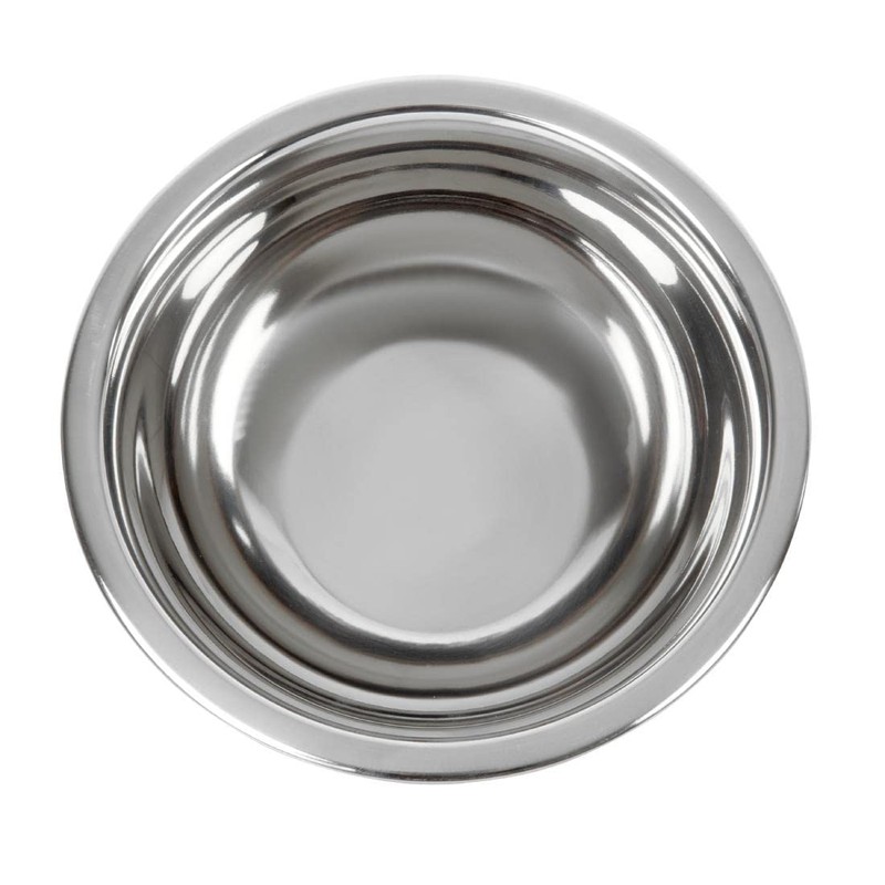 Vogue Stainless Steel Mixing Bowl 1 Litre, Silver, Size: 65(H)