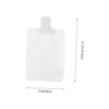 Outanaya 12Pcs Portable Squeezable Lotion Bag Refillable Travel Cosmetic Pouch