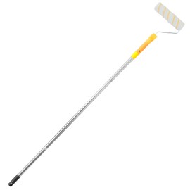 Paint Roller with Telescopic Rod, 30-137 cm, Removable 4 Sections, Paint Roller Set, Large Painter's Roller, Width 23 cm, for Painting Exterior Walls, Ceilings