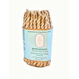 Bhagavato Handmade Himalayan Rope Incense,Eco-Friendly, Aromatic Ambiance, Healing, Purification, Made from Pure Juniper (Natural Juniper (Dhupi))