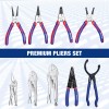 WORKPRO 20-Piece Pliers Set with Organizer Racks 2 Plier Organizers