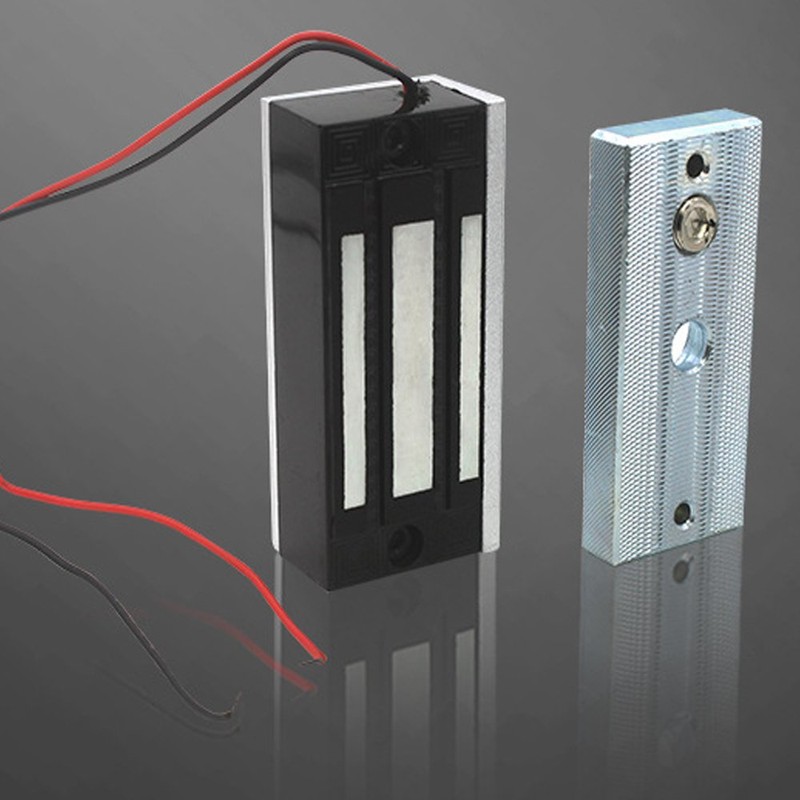 FUGEST Electric Magnetic Lock 60kg 130LBs Holding Force Electric Magnetic