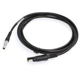 HangTon 12V External Battery Power Cable 7 Pin to SAE 2-pin for Trimble R7 R8 R10 GPS GNSS Receiver 5700 5800 SPS 1.8M