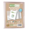 eco-eco A6 Size 50 Percent Recycled 40 Pocket Clear Presentation