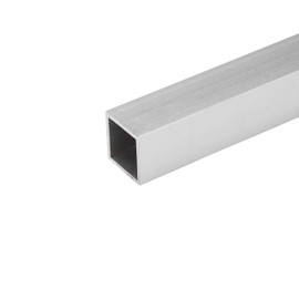 4 FT 3/4" Square Tubing .050" Wall Clear Anodized Aluminum