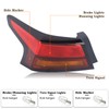 KAMDKI LH Halogen Type Outer Tail Light Fit for 2019