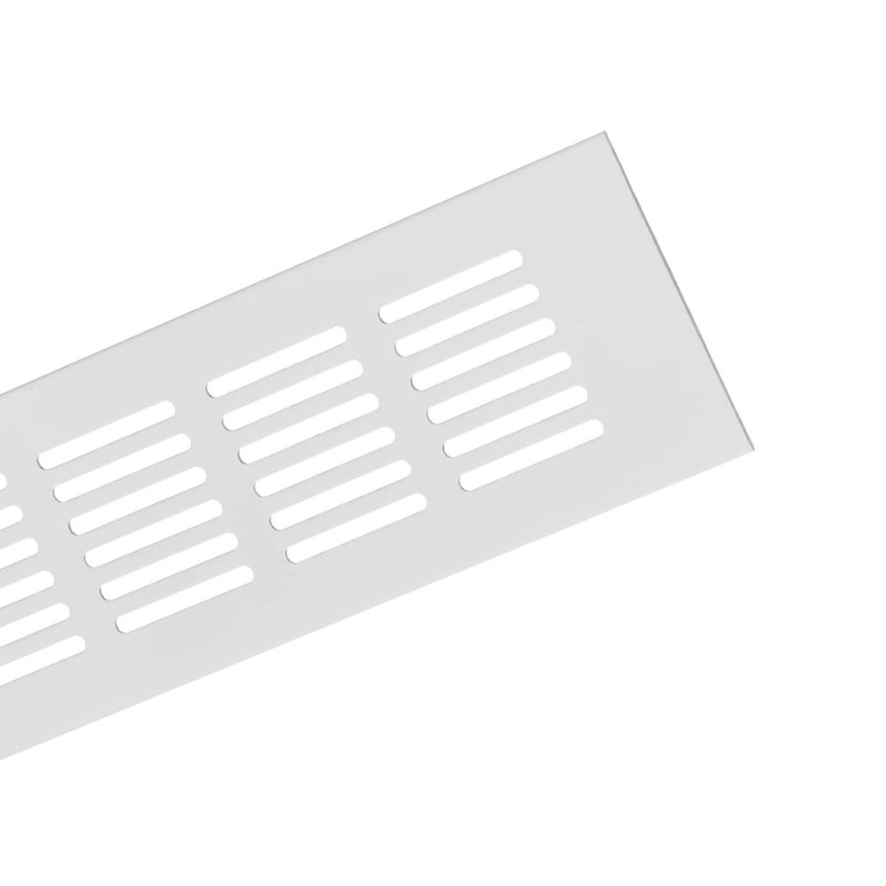 60x300mm Air Vent Cover - Aluminium Ventilation Grille - White