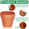 Cerkkapo Pack of 10 10 x 8 cm Terracotta Pots,