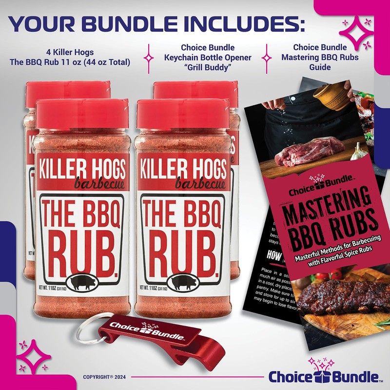 Killer Hogs The BBQ Rub Premium Barbecue Spice & Seasoning