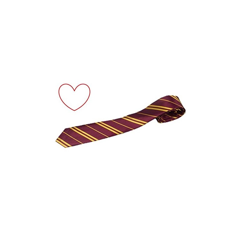 HENBRANDT Wizard School Red and Gold Fancy Dress Tie