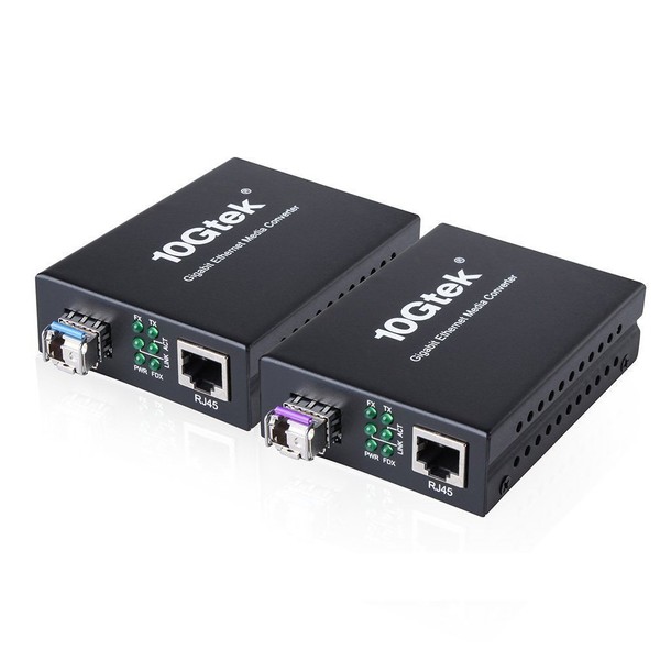 H!Fiber.com a pair of Bidi Gigabit Ethernet Media Converter, 1.25G