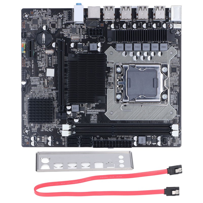 X58 Motherboard 2 DDR3 LGA 1366 Pins Gaming Motherboard Support