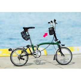 POTA BIKE Handle Center Pouch for Brompton Drink Holder/Accessory Case (Gray)