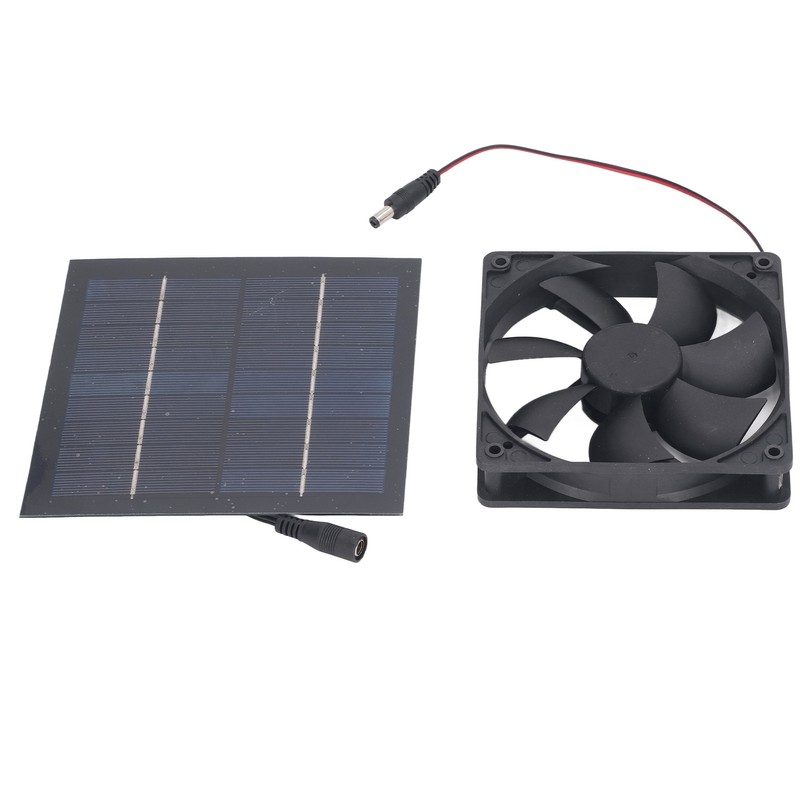 Solar Panel Fan Kit 20W IP65 Waterproof for Outside Small