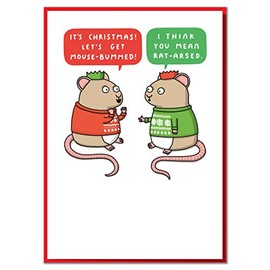 It's Christmas! Let's Get Mouse Bummed! Funny Christmas Card