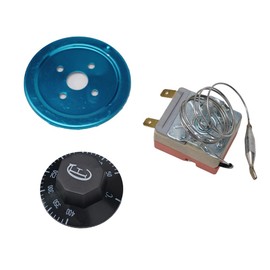 ZYWUOY Adjustable Thermostat Oven 2 Ports Electric Oven Thermostat Adjustable Temperature Controller Switch 50-400 °C