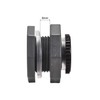 sourcing map PVC Bulkhead Tank Adapter with Plug Fitting G1/2