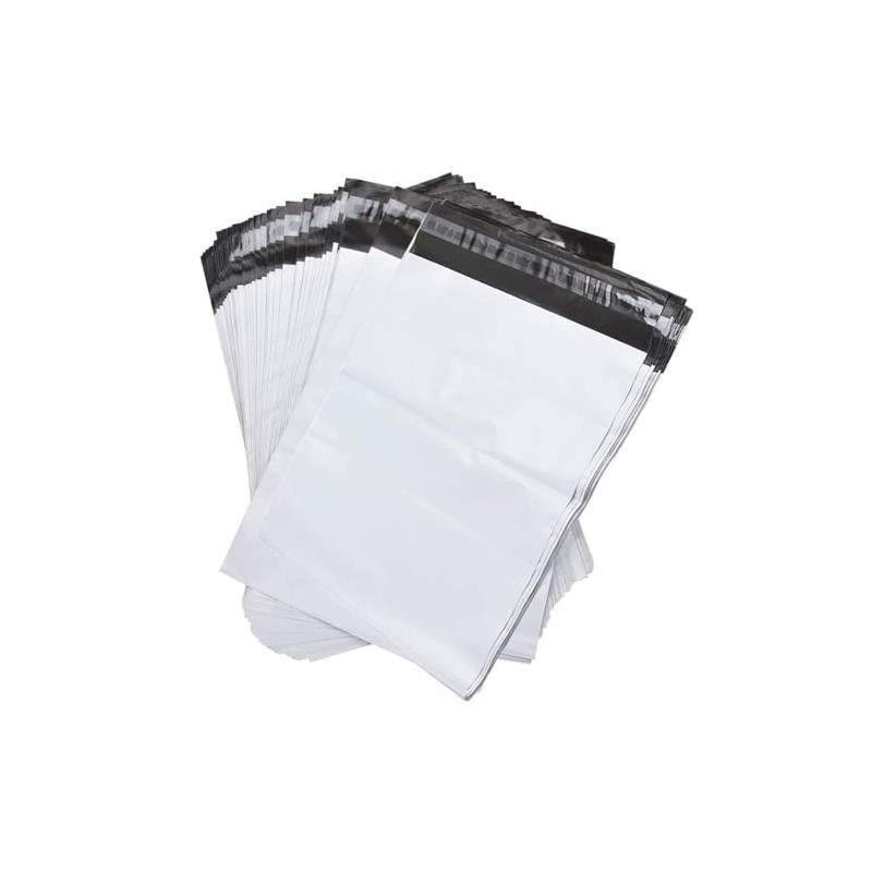 Large Poly Bags for Shipping [50 Pack] Water Resistant Self