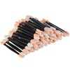 BLOOPIC Eyeshadow Brush, Sponge Tip, Disposable Double Eyeshadow Brush, 50