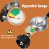 Propane Regulator Hose with Propane Tank Pressure Gauge for Weber