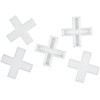 Connex COX792004 Plastic Tile Crosses, White, 2.5 mm Set of