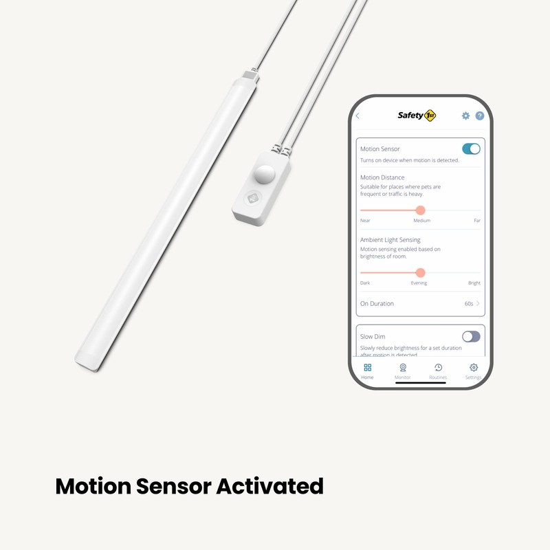 Safety 1st Connected Under Crib Smart Light — Motion Activated