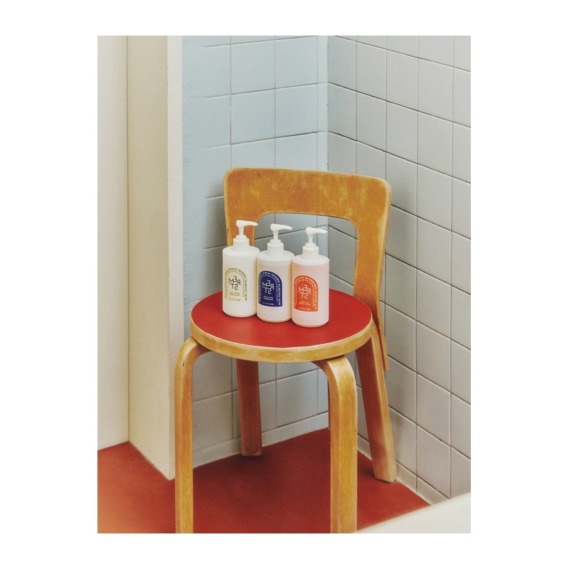 Shampoo & treatment & body wash 3-piece set double composition