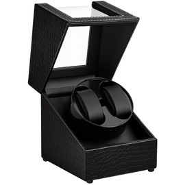 Watch Winder for Automatic Watches,Automatic Watch Winder Box,Double Watch Winder with Quiet Japanese Motor,Ideal Gift for Man
