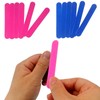 Roellgs Pack of 100 Professional Nail Files, Double Sided Disposable