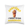 Mangonada Mango Chamoy Mexican Candy Comida Mexicana Mexico Throw Pillow