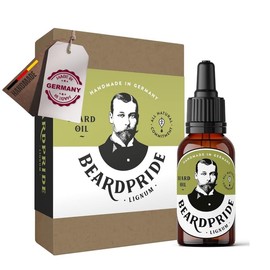 Beardpride Premium Beard Oil | For Beard Care and Skin Care | Supports Your Beard Growth | For a Noticeably Softer and Smoother Beard | Handmade from 100% Cold-Pressed Organic Oils