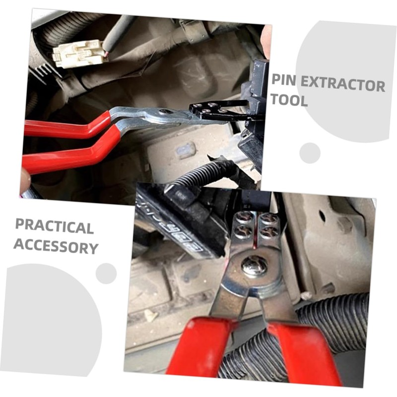 BUGUUYO 2 Pcs Professional Fuse Pliers Durable Chrome Vanadium Relay