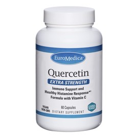 Euromedica Quercetin Extra Strength - 60 Capsules - Immune Support & Healthy Histamine Response Non-GMO, Vegan - 60 Servings
