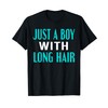 Nur ein Junge mit langen Haaren, besser als deine Kinder,