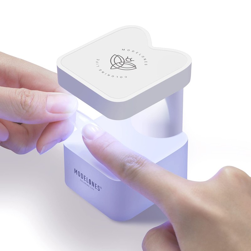 modelones Mini UV Light for Gel Nails, UV Nail Lamp,