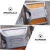 KONTONTY Reflective Road Markers Driveway Marker Road Studs Aluminum Pavement