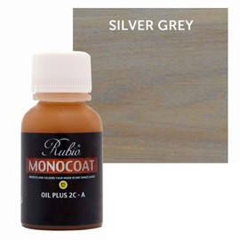 Rubio Monocoat Oil Plus 2C-A Sample Wood Stain Silver Grey 20ml