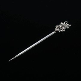 Sanlan-Mujeres Vintage Wicca Hair Stick Hair Pins Decoración de pelo largo Halloween Lady Accesorios Joyería (13)