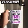Trendation - 18. Geburtstag Geschenk Mädchen Frauen Lustiger Spruch 18er