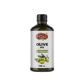 Nature's Basket Pure Olive Cold Pressed Carrier Oil For Hair & Skin, 100 ml Helps Strengthen Hair Roots, Deeply Moisturizes Skin, Helps Reduce Wrinkles & Fine Lines, No Alcohol, Parabens & Sulphates - 100 Ml