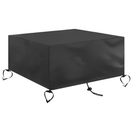 Square Grill Cover, 420D Oxford Cloth BBQ Covers Waterproof Heavy Duty Silver Coated Barbecue Grill Cover with Convenient Buckle Design Outdoor Cooking Tools Accessories