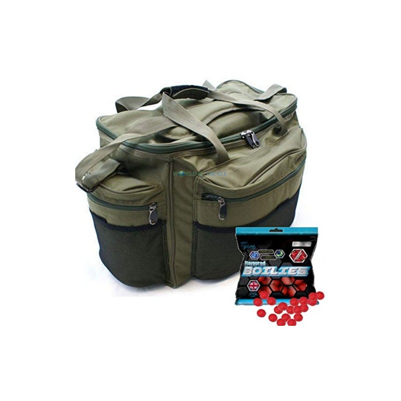 Fishing Carryall Large Tackle Bag Holdall Carp Fishing Mesh Pockets