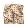 Tim & Tina Square 100% Mulberry Silk Hair Scarf Head