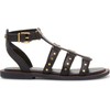 Vince Camuto Women's Claira Flat Sandal, Black, 6