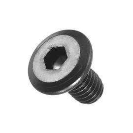 METALLIXITY Flat Head Hex Socket Cap Screws Bolts(M6-1x10) 25Pcs, Steel Hex Socket Furniture Bolts Screws - for Furniture Woodworking Project, Black