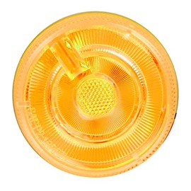 GG Grand General 75931 Sealed Light (2" Prime Amber/Clear 5 LED, High/Low 3 Wires)